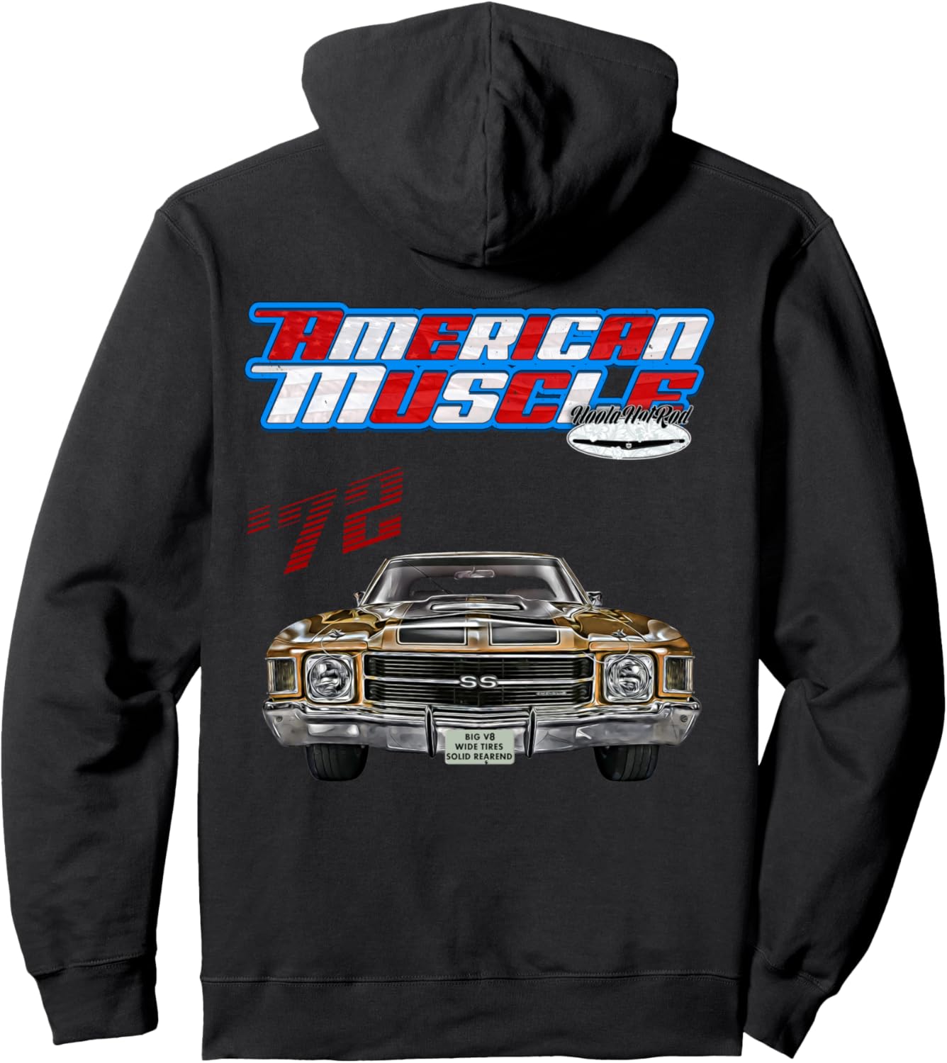 Худи с изображением маслкара Chevelle SS454 SS427 SS396 1972 года выпуска, предназначенное для дрэг-рейсинга Click For More Hotrods Custom Muscle Cars Trucks, черный
Худи с изображением маслкара Chevelle SS454 SS427 SS396 1972 года выпуска, предназначенное для дрэг-рейсинга Click For More Hotrods Custom Muscle Cars Trucks, черный