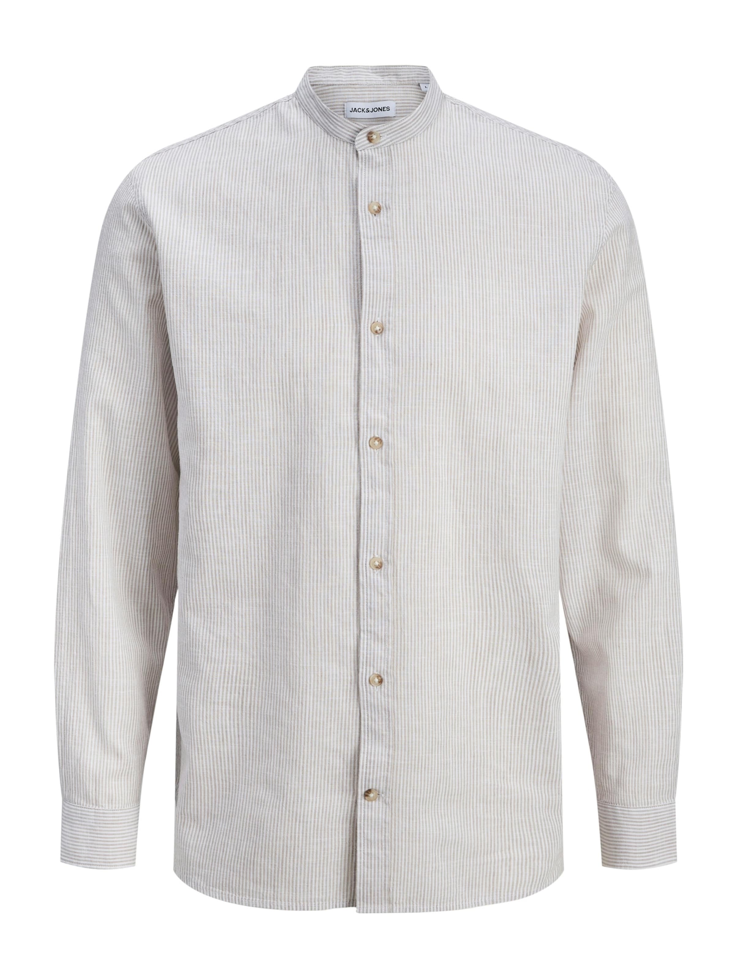 JACK & JONES Рубашка на пуговицах Regular fit 'JJESummer' в цвете бежевый, экрю
JACK & JONES Рубашка на пуговицах Regular fit 'JJESummer' в цвете бежевый, экрю