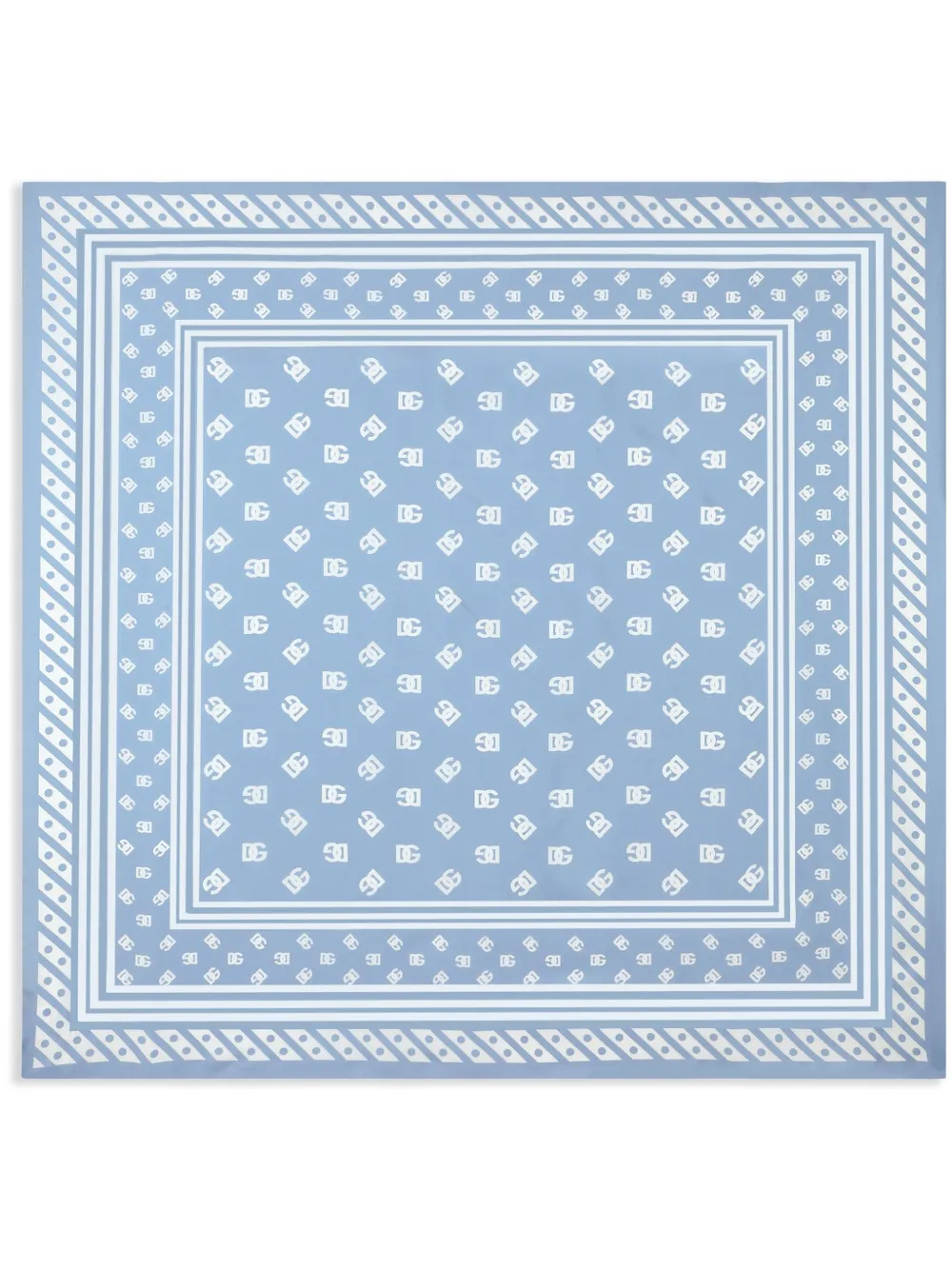 Шелковый платок с логотипом Dolce & Gabbana, синий
Шелковый платок с логотипом Dolce & Gabbana, синий