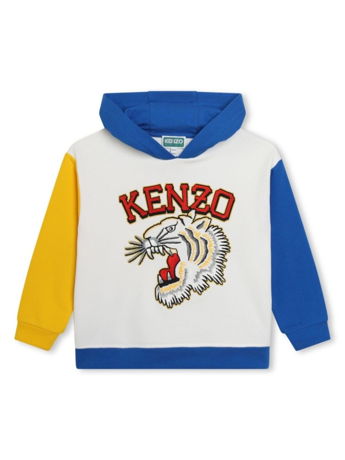 Kenzo Kids худи в стиле колор-блок с вышитым логотипом, нейтральный цвет
Kenzo Kids худи в стиле колор-блок с вышитым логотипом, нейтральный цвет