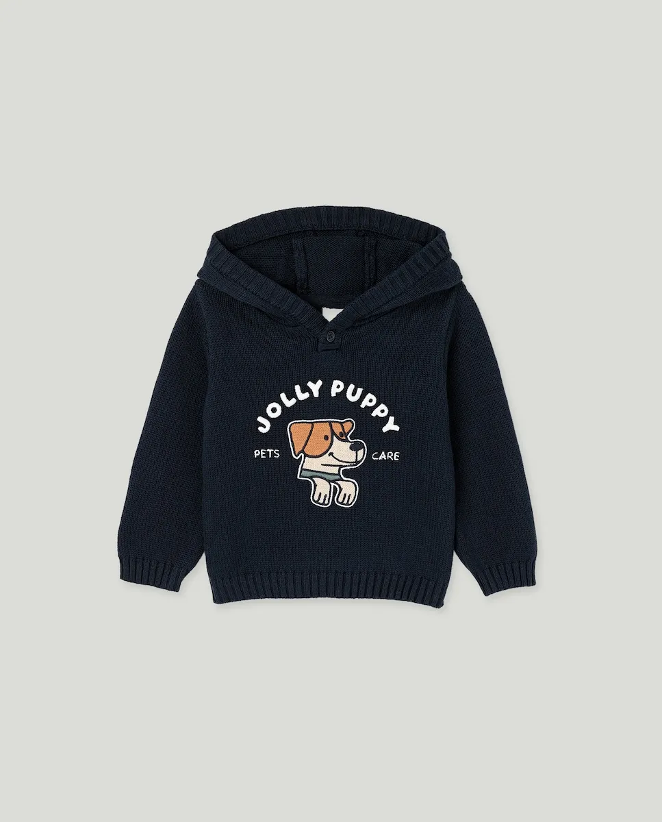Толстовка с капюшоном и вышивкой щенка для мальчика Baby El Corte Inglés, темно-синий
Толстовка с капюшоном и вышивкой щенка для мальчика Baby El Corte Inglés, темно-синий