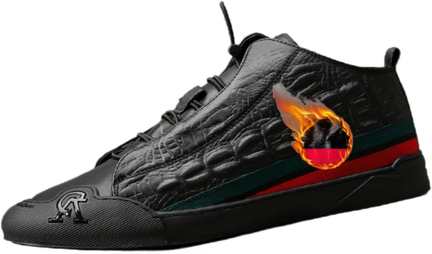 Мужские кожаные кроссовки DevilAngel с принтом для мужчин и женщин, повседневная обувь с нескользящей мягкой подошвой, кожаная обувь повседневного стиля с модным узором, черный
Мужские кожаные кроссовки DevilAngel с принтом для мужчин и женщин, повседневная обувь с нескользящей мягкой подошвой, кожаная обувь повседневного стиля с модным узором, черный