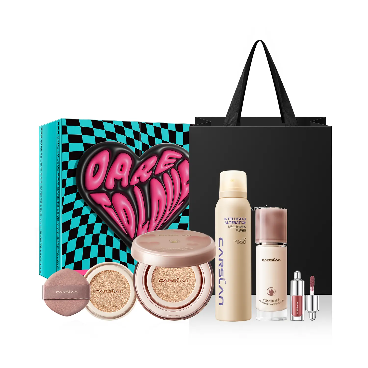 Набор косметики town store star gift box для контроля жирного блеска с естественным покрытием, стойкий без переноса, выравнивающий тон и осветляющий кожу Carslan
Набор косметики town store star gift box для контроля жирного блеска с естественным покрытием, стойкий без переноса, выравнивающий тон и осветляющий кожу Carslan