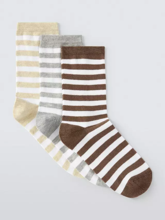 Носки John Lewis Striped Ankle 3 шт, цвет natural/multi
Носки John Lewis Striped Ankle 3 шт, цвет natural/multi