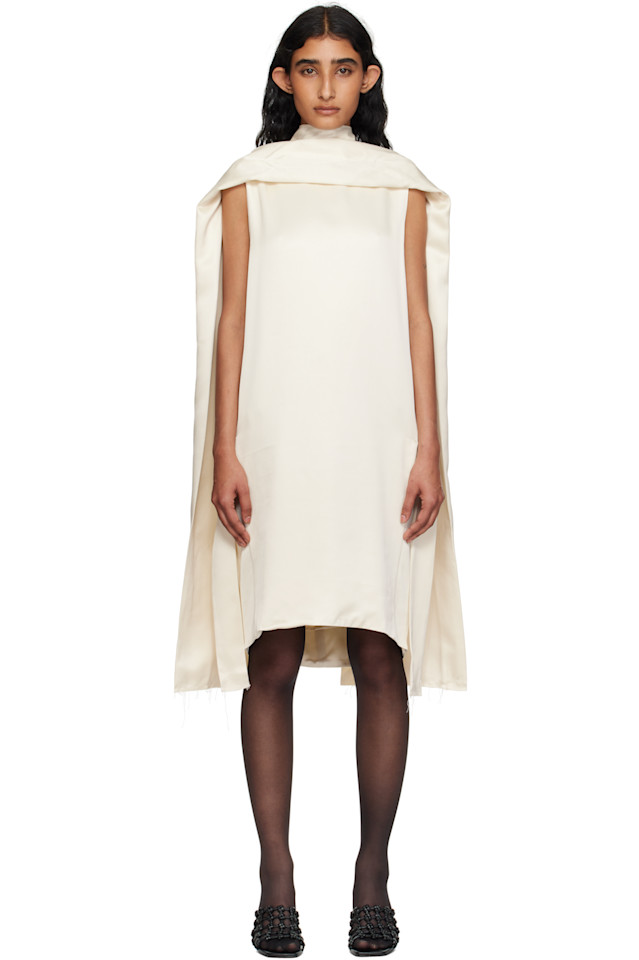 Кокон-шарф мини-платье Toteme, экрю
Кокон-шарф мини-платье Toteme, экрю