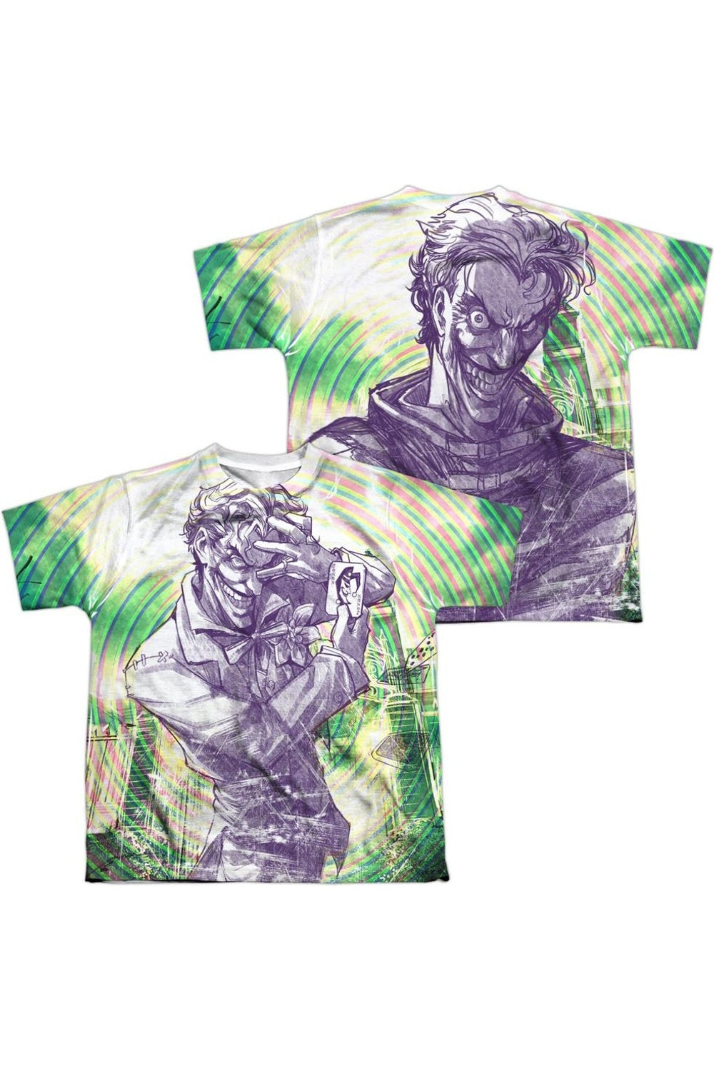 Футболка с коротким рукавом для детей Batman Mad Mad Swirl (принт спереди и сзади) Gildan, белый
Футболка с коротким рукавом для детей Batman Mad Mad Swirl (принт спереди и сзади) Gildan, белый