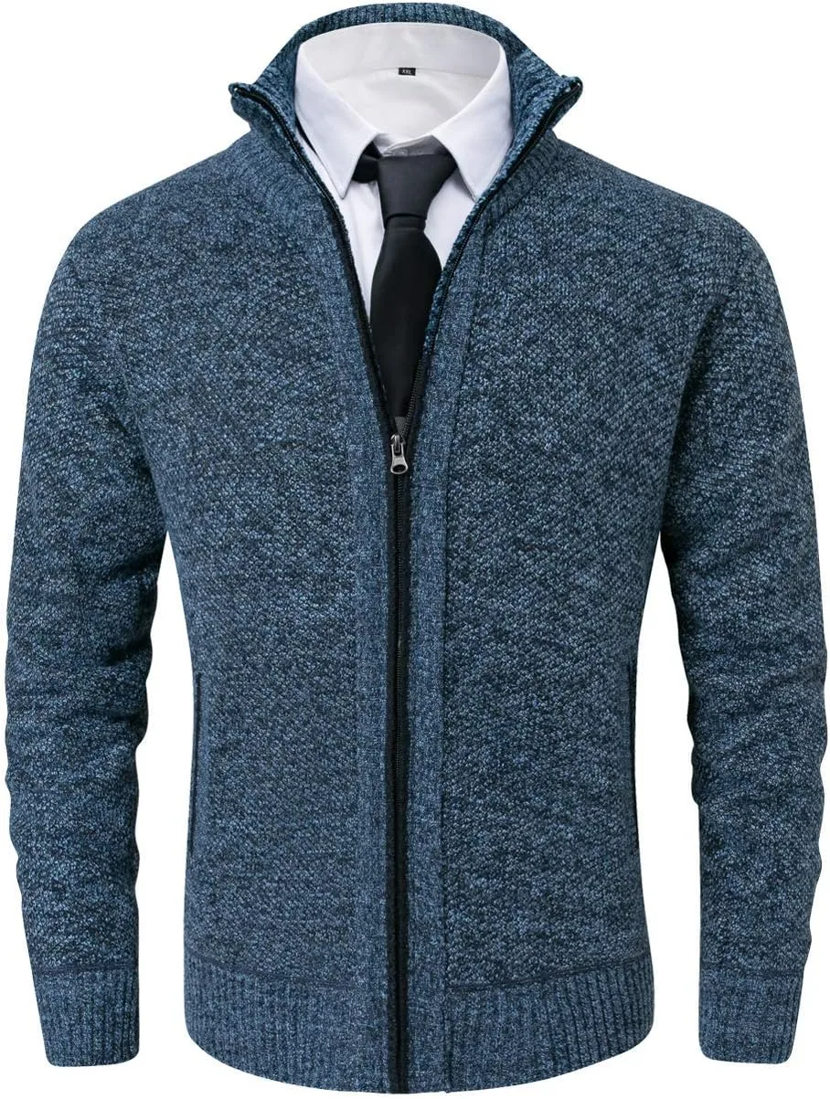 Vcansion мужской классический кардиган с воротником стойкой slim fit
Vcansion мужской классический кардиган с воротником стойкой slim fit