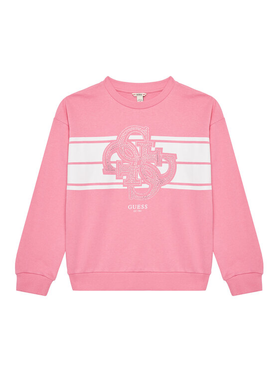 Толстовка обычного кроя J5YQ01 KA6R4 Guess, розовый 
Толстовка обычного кроя J5YQ01 KA6R4 Guess, розовый