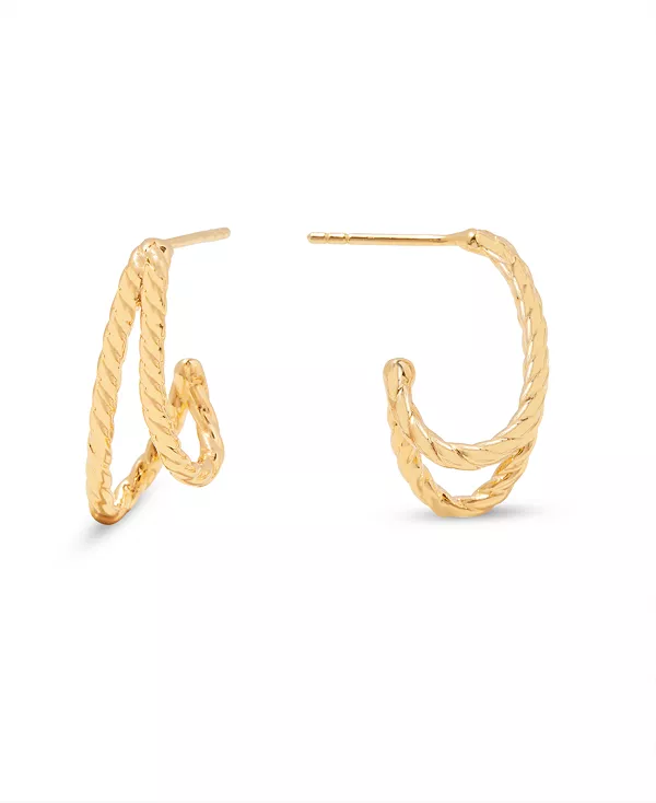 Серьги-Кольца Chandler с покрытием из 14-каратного золота Brook & York, gold
Серьги-Кольца Chandler с покрытием из 14-каратного золота Brook & York, gold