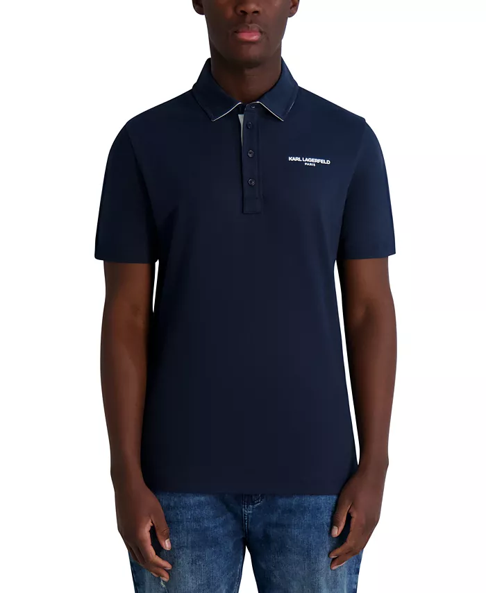Мужская поло с логотипом KARL LAGERFELD PARIS, синий
Мужская поло с логотипом KARL LAGERFELD PARIS, синий