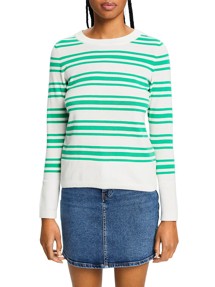 Пуловер ESPRIT Pullover, цвет Weiß/Grün
Пуловер ESPRIT Pullover, цвет Weiß/Grün