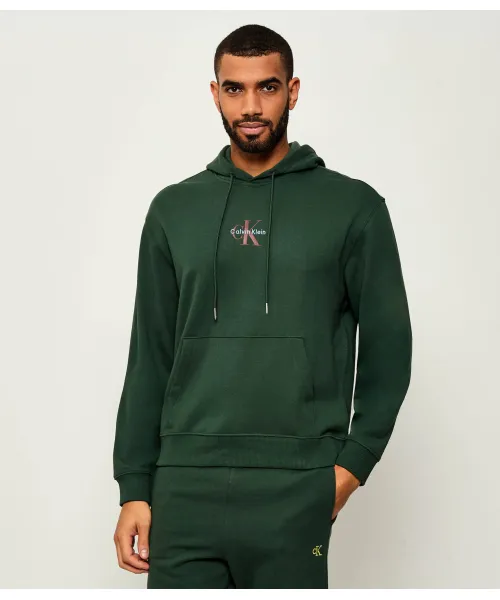 Махровая толстовка Regular fit Calvin Klein Jeans, зеленый 
Махровая толстовка Regular fit Calvin Klein Jeans, зеленый