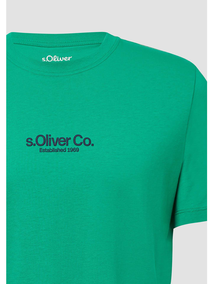 Футболка s.Oliver, зеленый
Футболка s.Oliver, зеленый