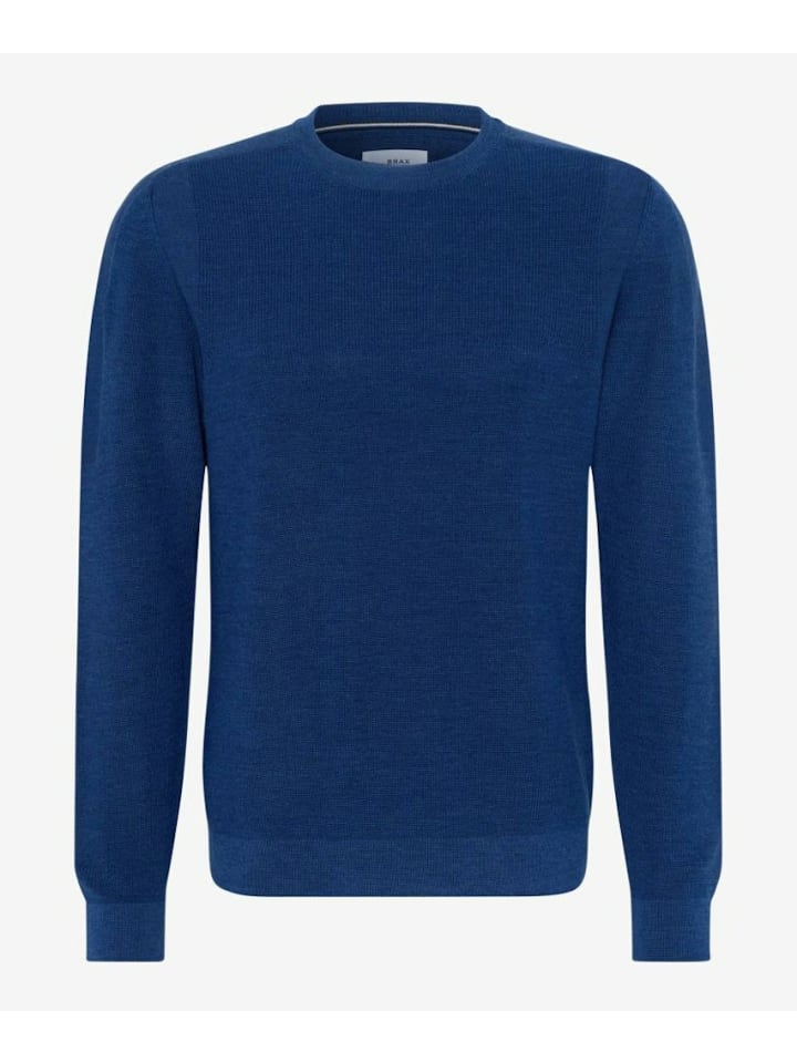 Мужской свитер с круглым вырезом, однотонный BRAX
Мужской свитер с круглым вырезом, однотонный BRAX