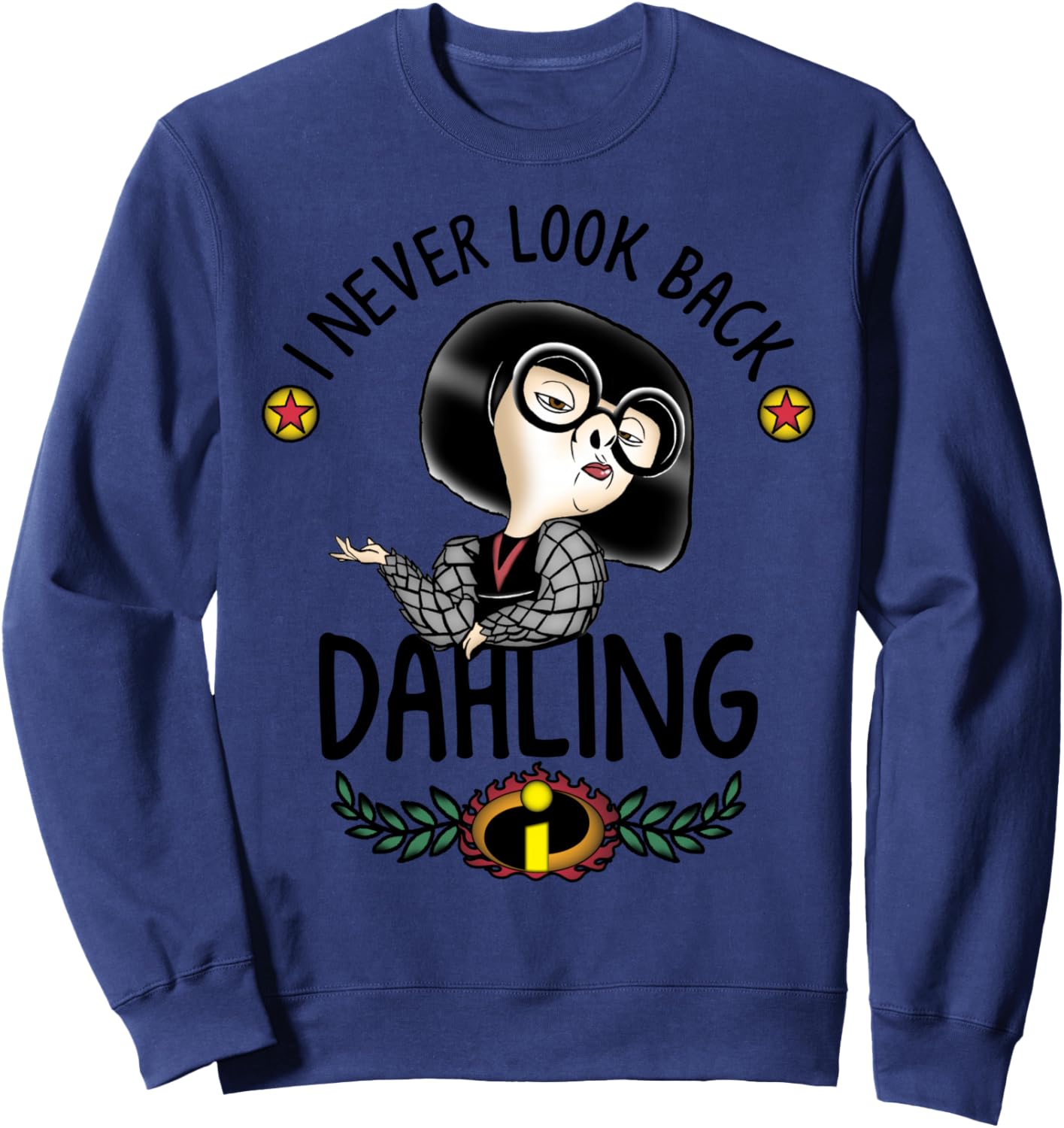 Толстовка Disney Pixar «Суперсемейка» с логотипом Эдны Лукбэк Дарлинг, синяя
Толстовка Disney Pixar «Суперсемейка» с логотипом Эдны Лукбэк Дарлинг, синяя