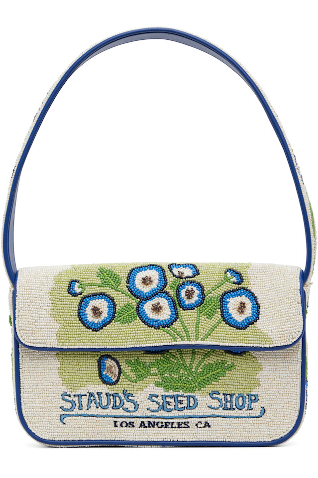 Сумка Tommy с бисером Staud, синий
Сумка Tommy с бисером Staud, синий