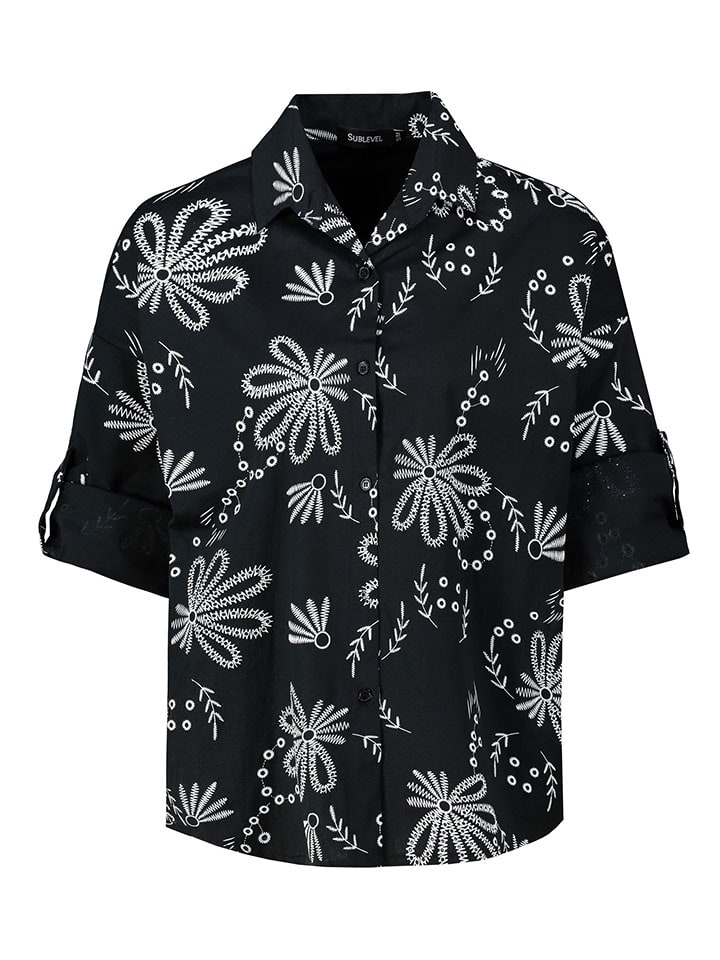 Блузка Sublevel, черный/белый
Блузка Sublevel, черный/белый