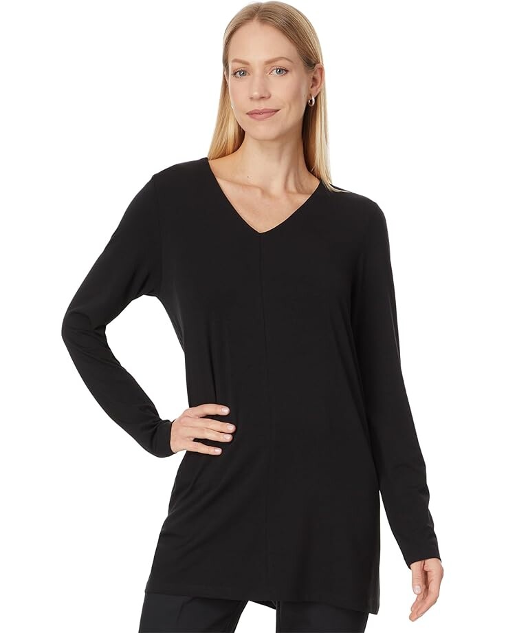 Футболка Eileen Fisher V-Neck Tunic, черный
Футболка Eileen Fisher V-Neck Tunic, черный