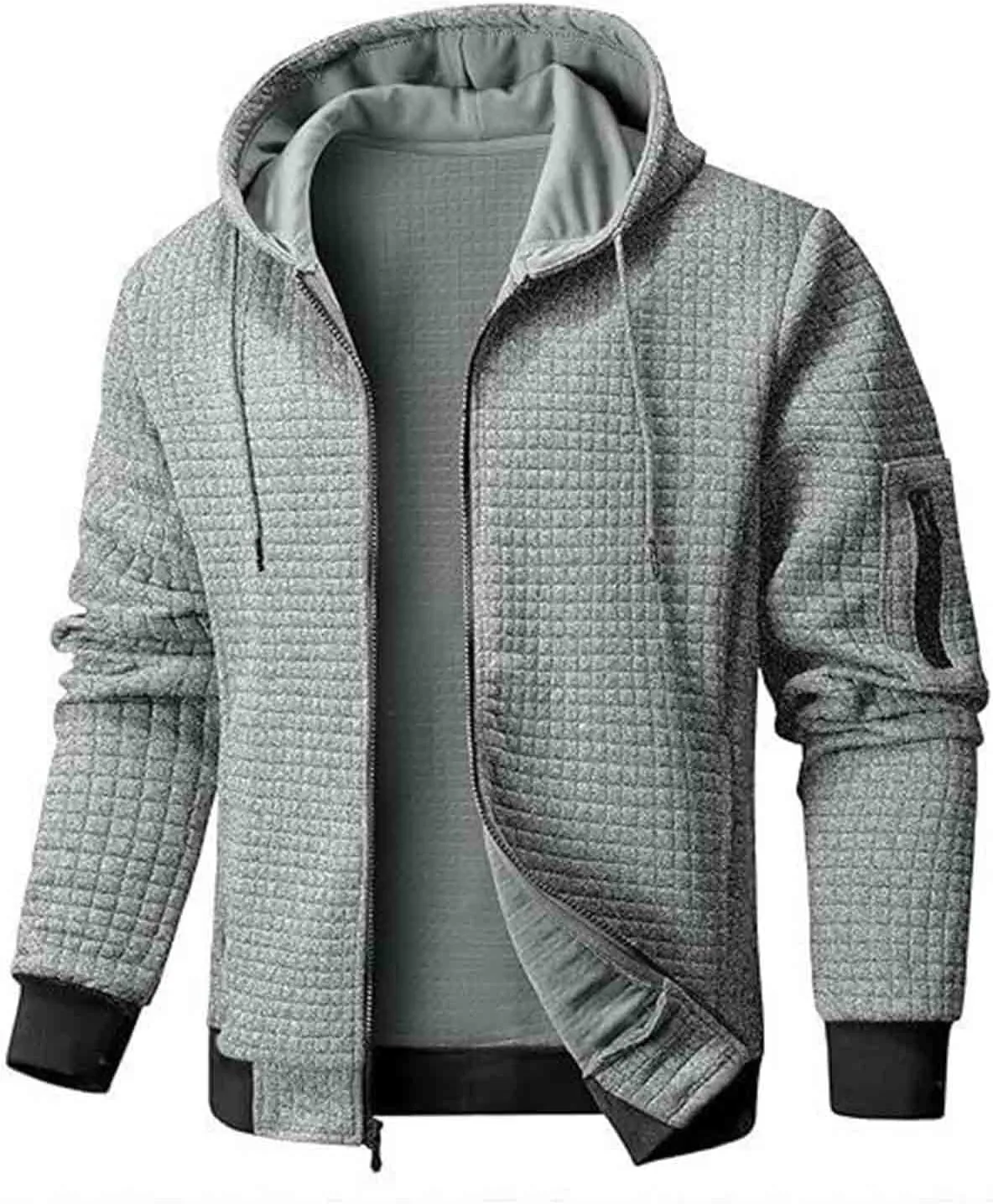 Мужская толстовка с капюшоном на молнии Casual Loose Fit
Мужская толстовка с капюшоном на молнии Casual Loose Fit