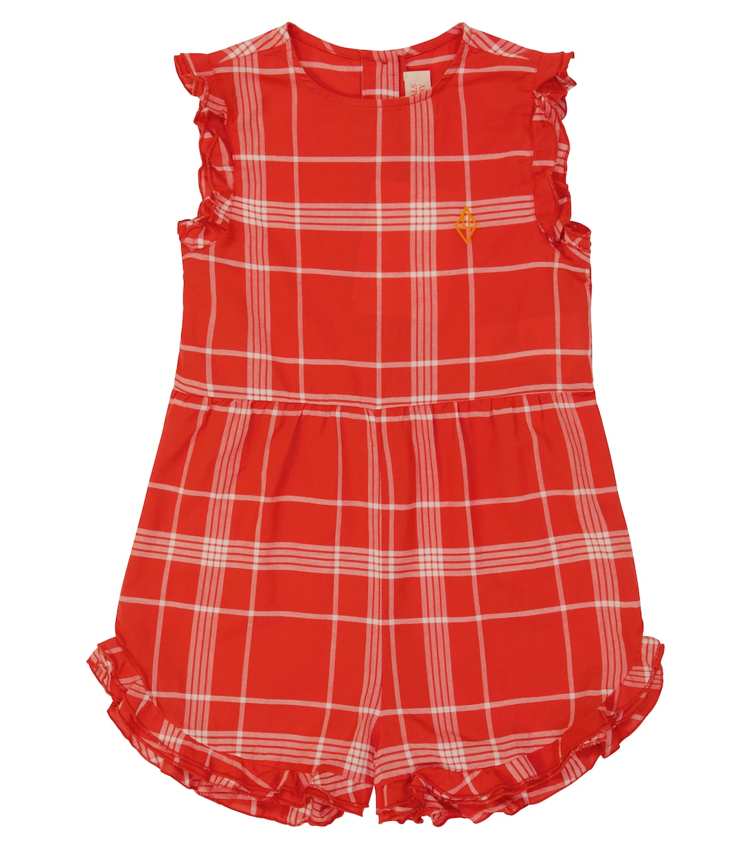 Хлопковый комбинезон в клетку с беличьей расцветкой The Animals Observatory, красный
Хлопковый комбинезон в клетку с беличьей расцветкой The Animals Observatory, красный