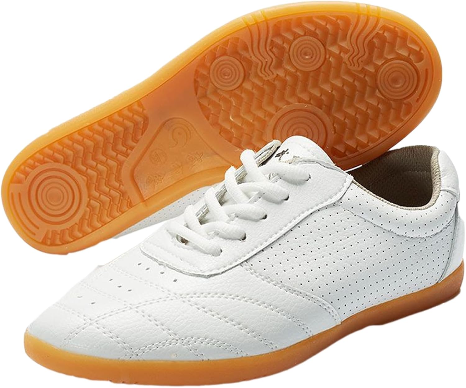 Кожаные туфли для кунг-фу и тайцзи для женщин и мужчин, обувь для единоборств, кроссовки с подошвой из говяжьего сухожилия, тренировочные туфли для тхэквондо и карате, повседневные прогулочные туфли (Размер: 40EU, Цвет: Белый1) Crysterris
Кожаные туфли для кунг-фу и тайцзи для женщин и мужчин, обувь для единоборств, кроссовки с подошвой из говяжьего сухожилия, тренировочные туфли для тхэквондо и карате, повседневные прогулочные туфли (Размер: 40EU, Цвет: Белый1) Crysterris