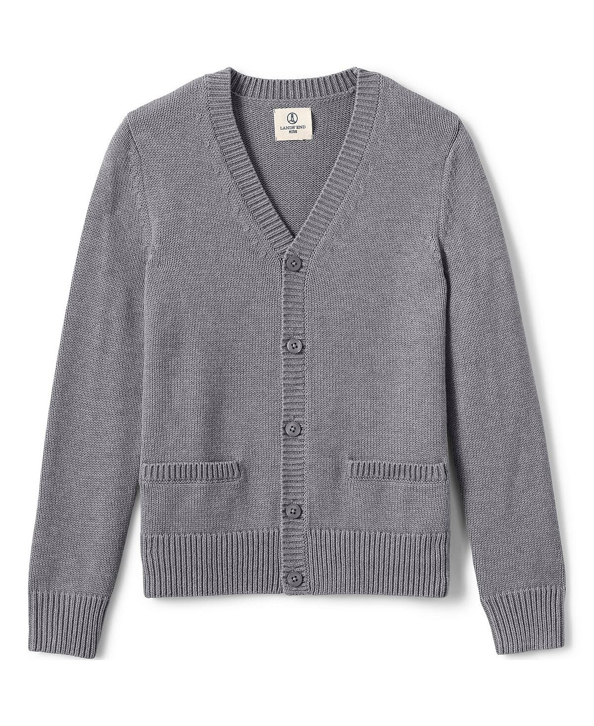 Детская школьная форма для мальчиков, хлопковый свитер с модальными пуговицами спереди Lands' End
Детская школьная форма для мальчиков, хлопковый свитер с модальными пуговицами спереди Lands' End