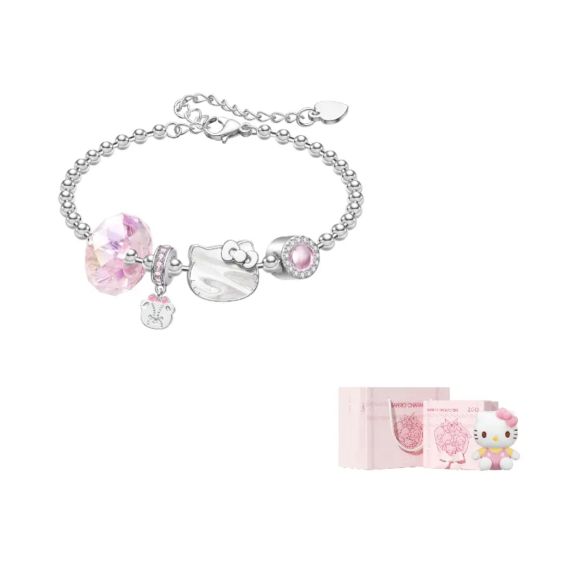 Цирконовый браслет, бантик коробка women's Sanrio
Цирконовый браслет, бантик коробка women's Sanrio
