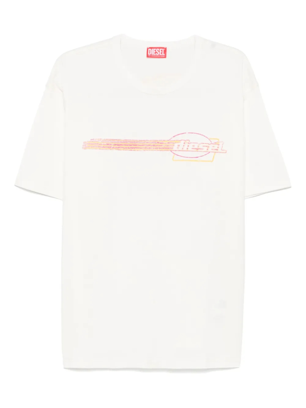 Футболка с флокированным логотипом Diesel, белый
Футболка с флокированным логотипом Diesel, белый