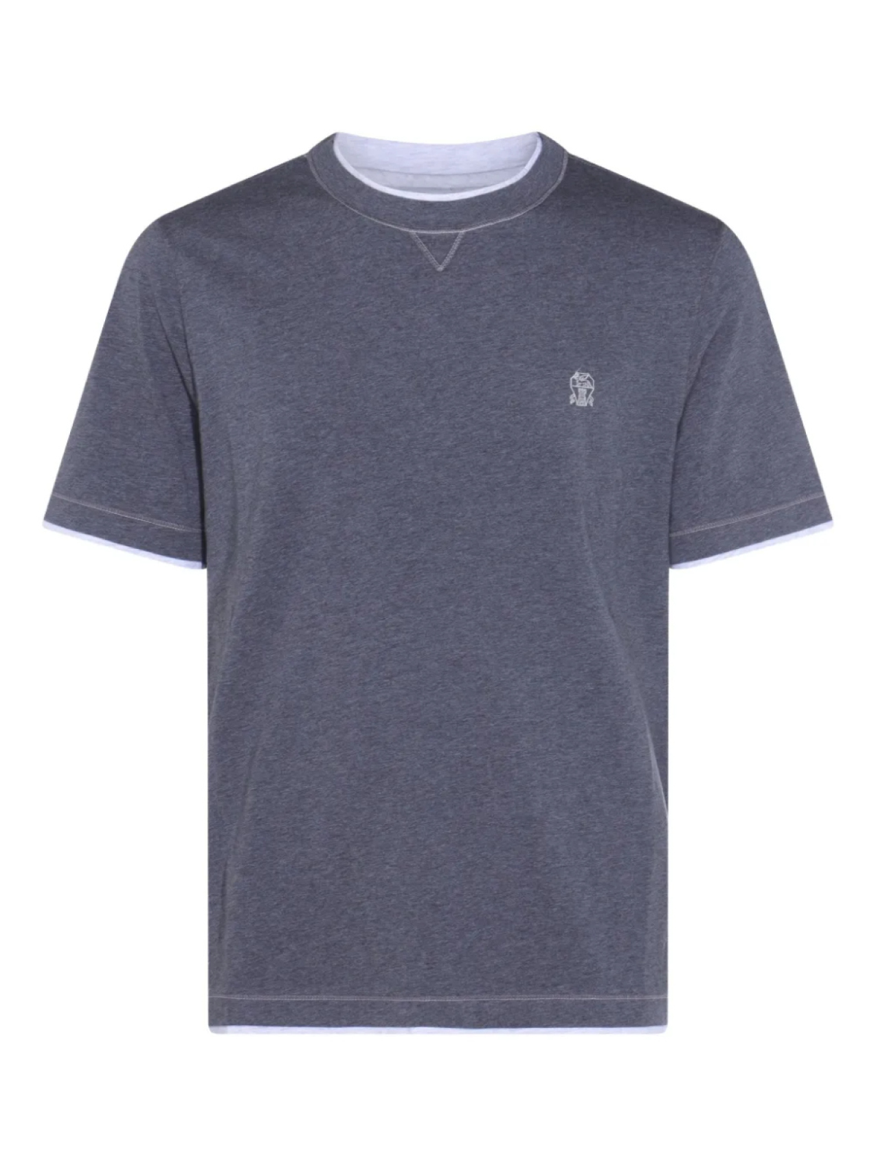 Футболка из хлопка с вышитыми деталями Brunello Cucinelli, серый
Футболка из хлопка с вышитыми деталями Brunello Cucinelli, серый