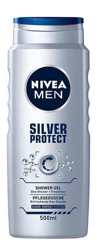 Nivea Men Silver Protect гель для душа, 500 ml
Nivea Men Silver Protect гель для душа, 500 ml