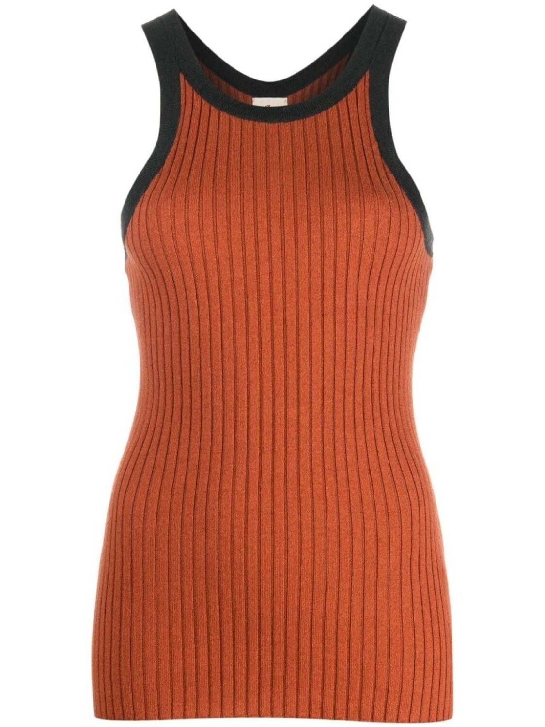 Paula топ в рубчик, оранжевый 
Paula топ в рубчик, оранжевый