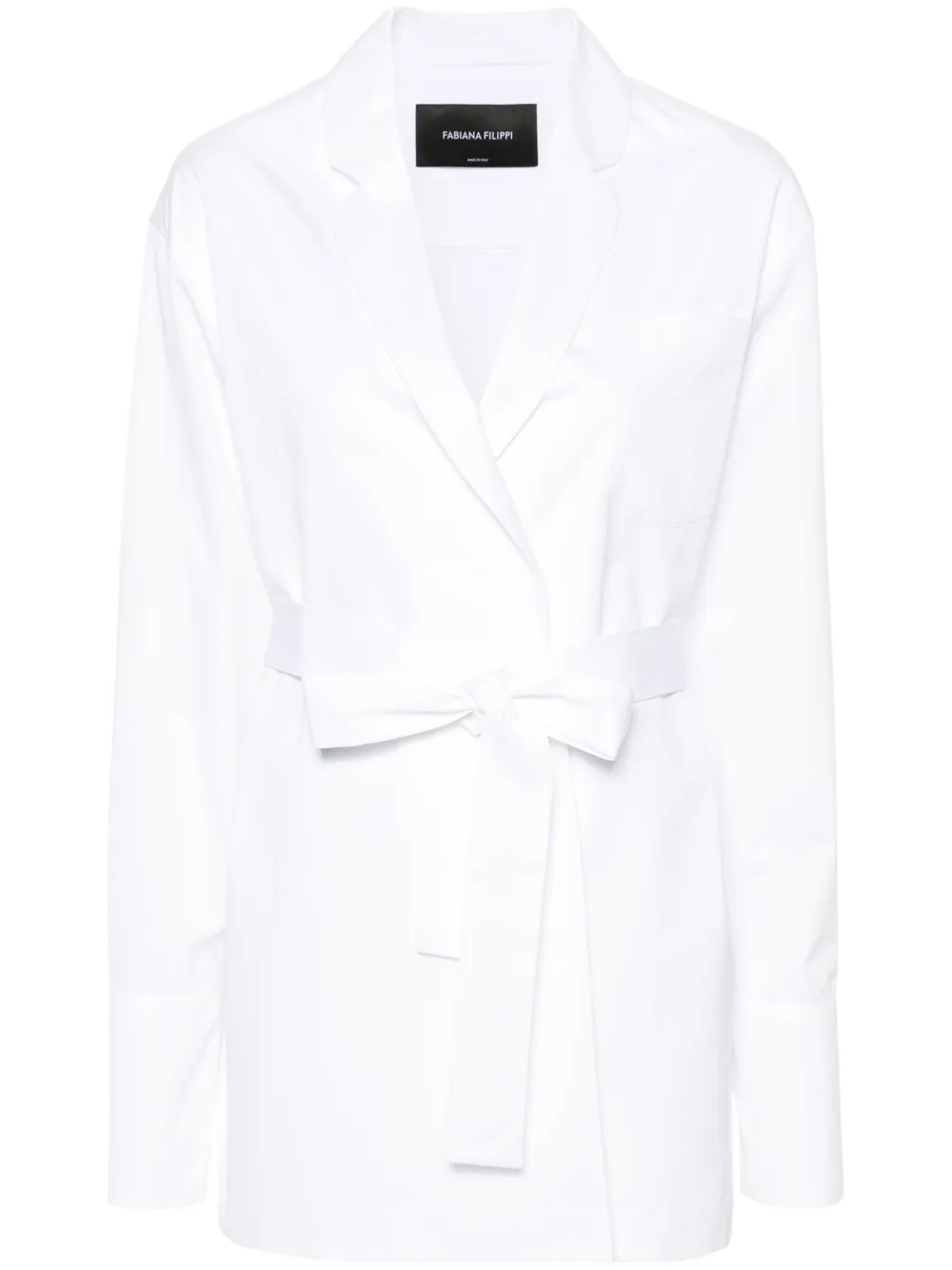 Куртка-рубашка с запахом Fabiana Filippi, белый
Куртка-рубашка с запахом Fabiana Filippi, белый