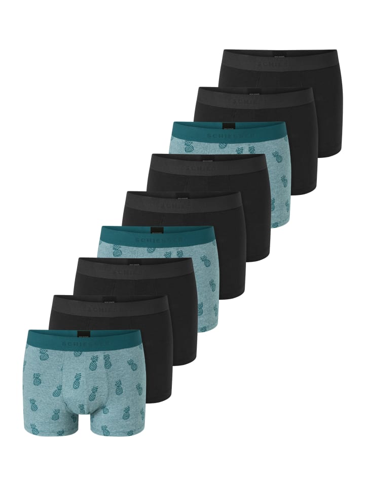 Schiesser Ретро шорты/брюки из органического хлопка 95/5, черно-бирюзовые
Schiesser Ретро шорты/брюки из органического хлопка 95/5, черно-бирюзовые