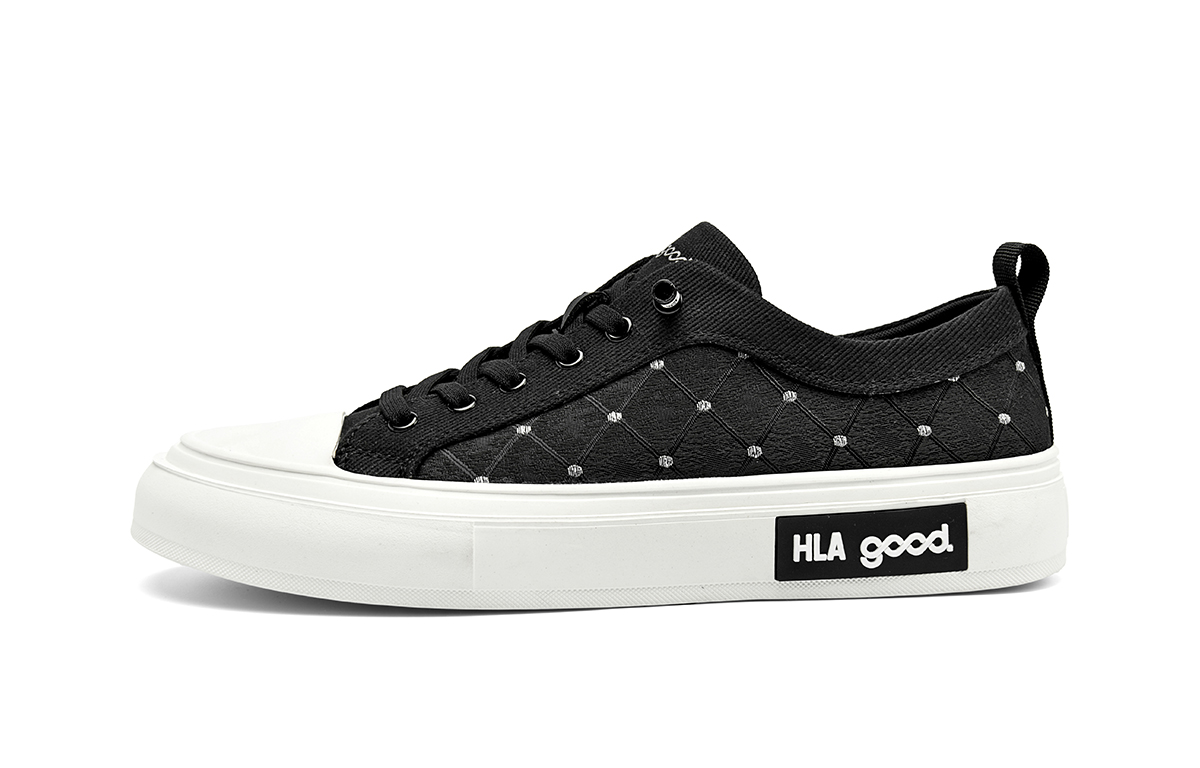 HLA Мужские лоу-топ скейтборд кроссовки черные, цвет Black
HLA Мужские лоу-топ скейтборд кроссовки черные, цвет Black