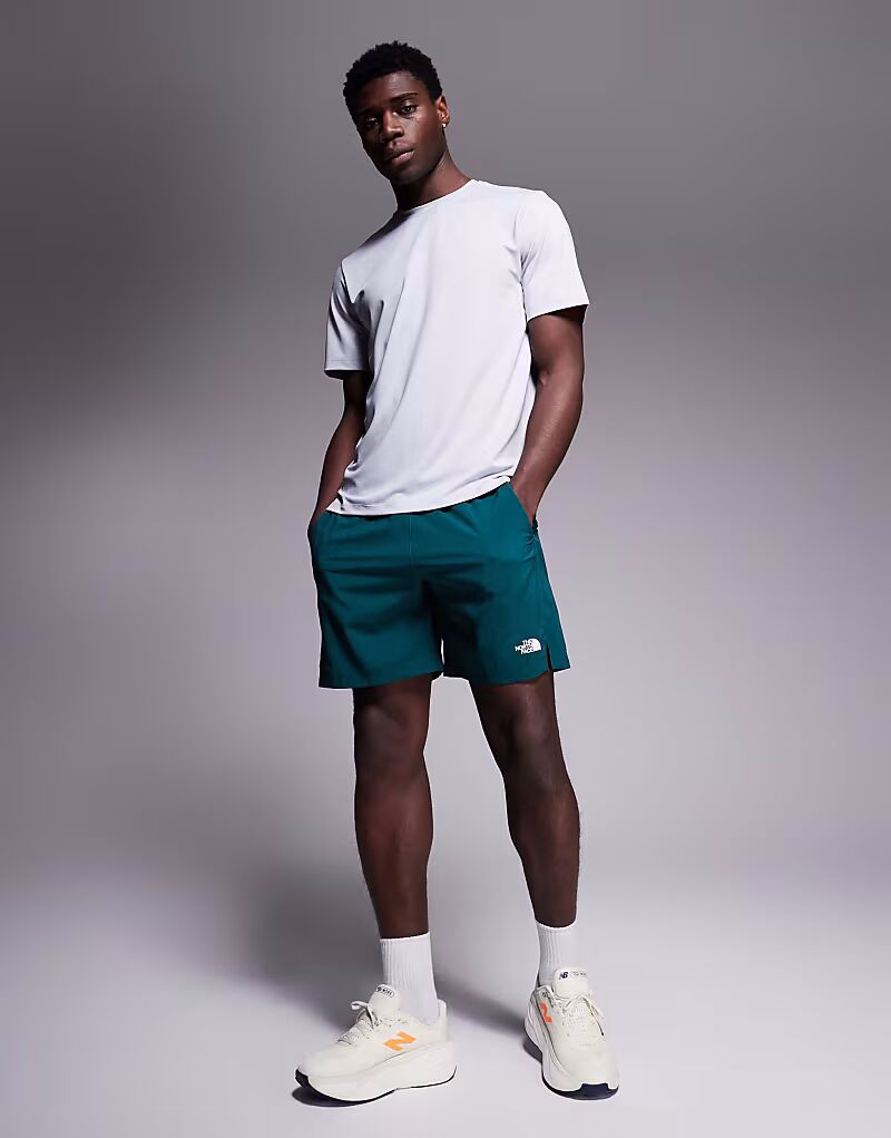 The North Face - 24/7 - Зеленые шорты с логотипом длиной 7 дюймов
The North Face - 24/7 - Зеленые шорты с логотипом длиной 7 дюймов