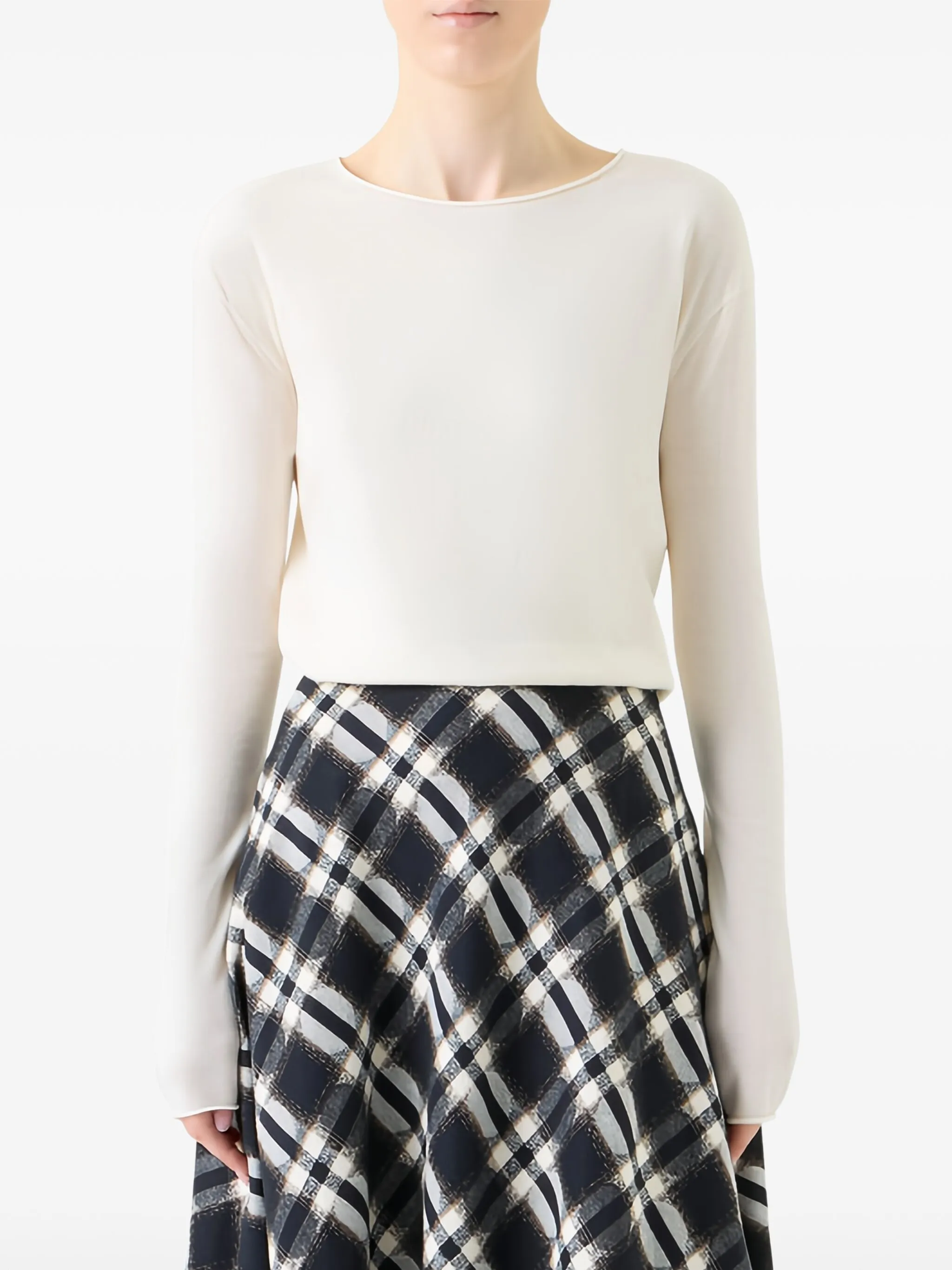 Футболка с длинными рукавами Akris Punto, кремовый
Футболка с длинными рукавами Akris Punto, кремовый