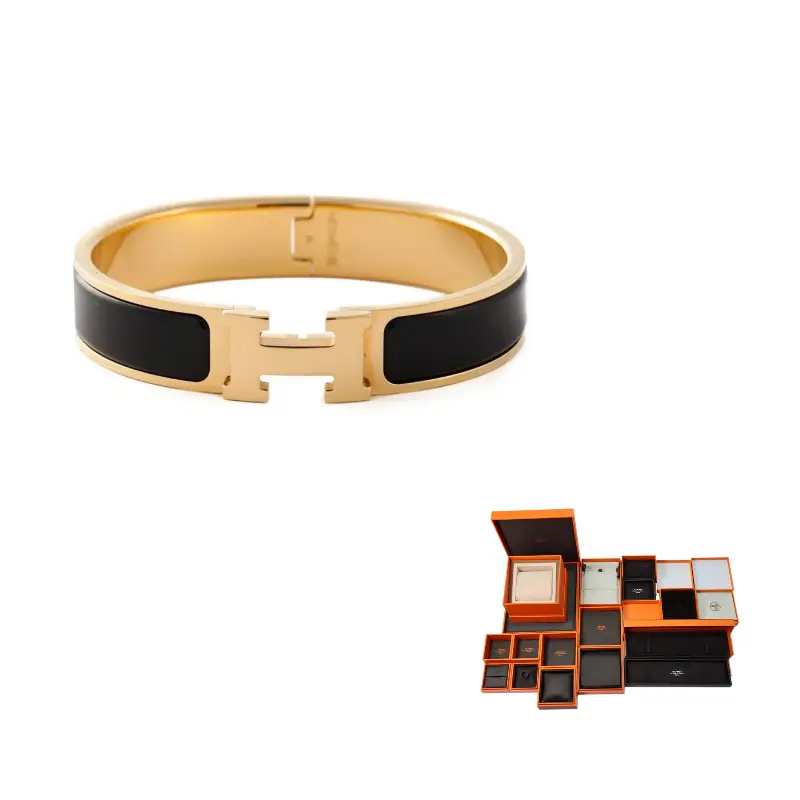 HERMES Браслет Narrow Clic Clac H Enamel Gm Black
HERMES Браслет Narrow Clic Clac H Enamel Gm Black