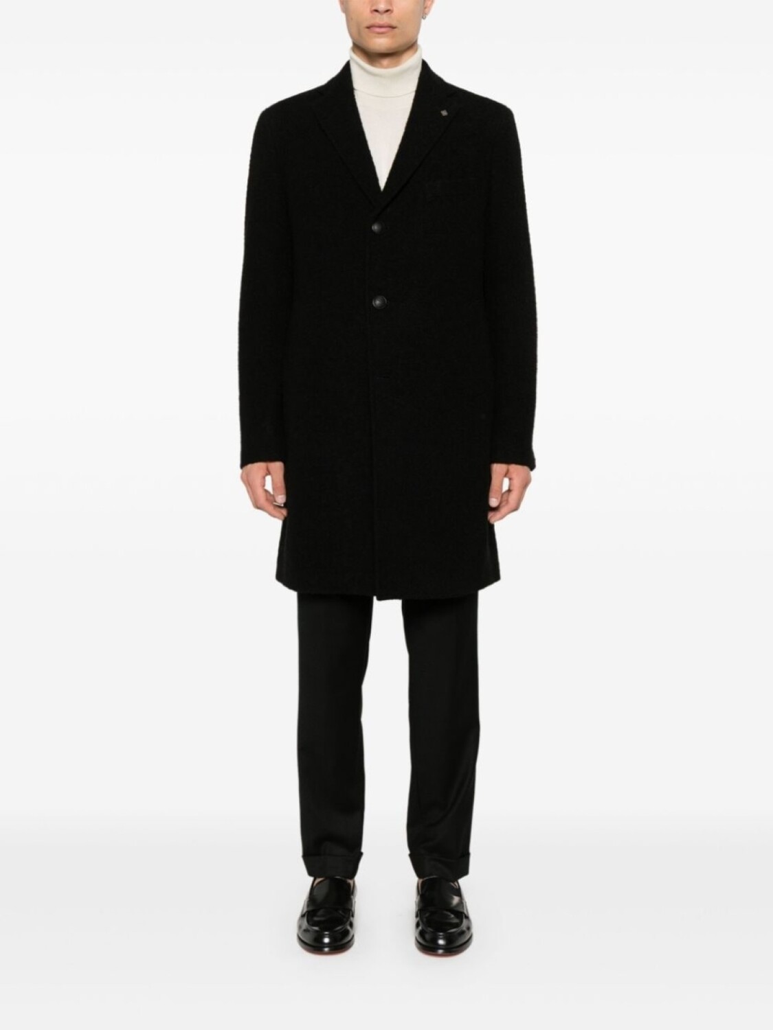 Tagliatore однобортное пальто, черный
Tagliatore однобортное пальто, черный