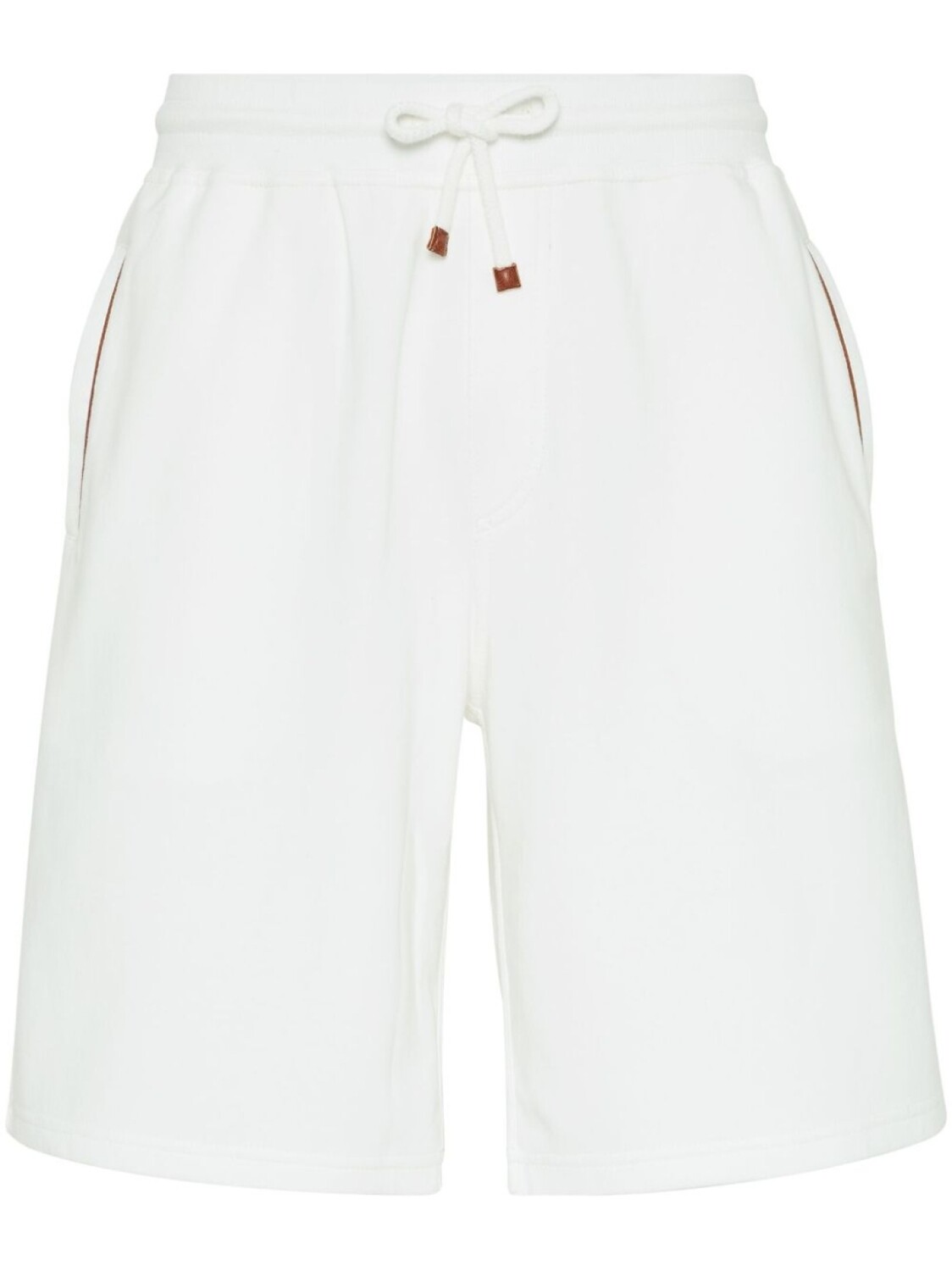 Brunello Cucinelli шорты с кулиской, белый 
Brunello Cucinelli шорты с кулиской, белый