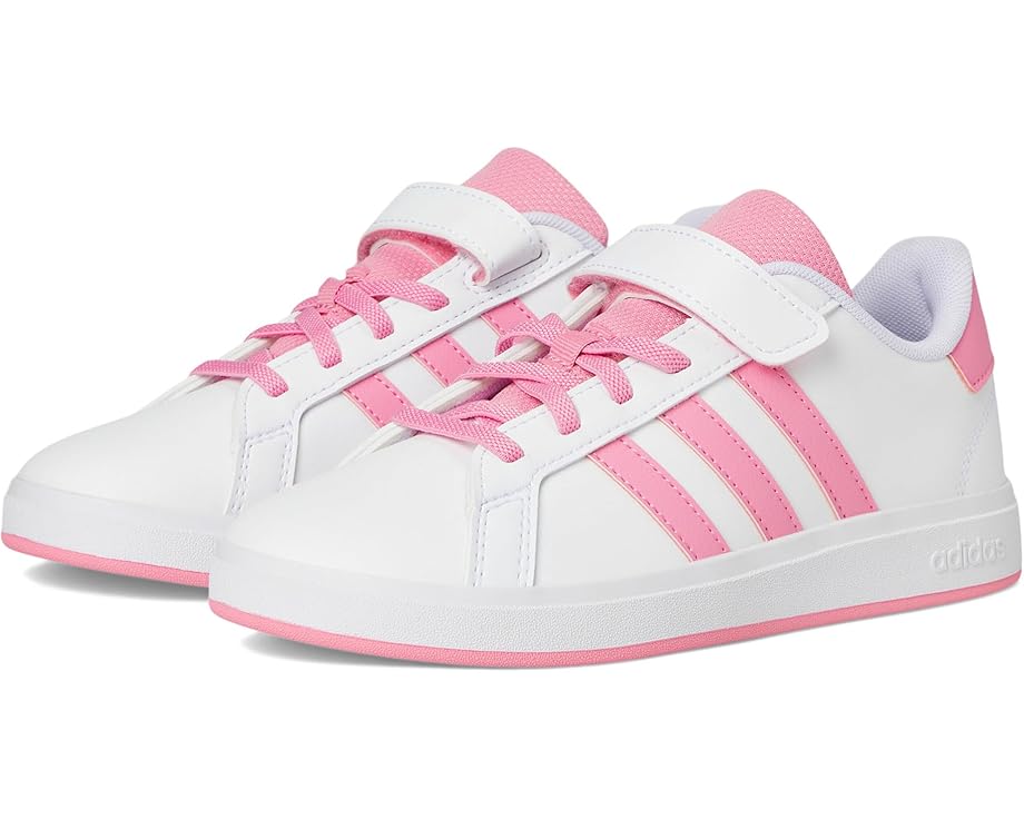 Кроссовки adidas Kids Grand Court 2.0 Elastic Lace & Strap Shoes, цвет White/Bliss Pink/Black
Кроссовки adidas Kids Grand Court 2.0 Elastic Lace & Strap Shoes, цвет White/Bliss Pink/Black