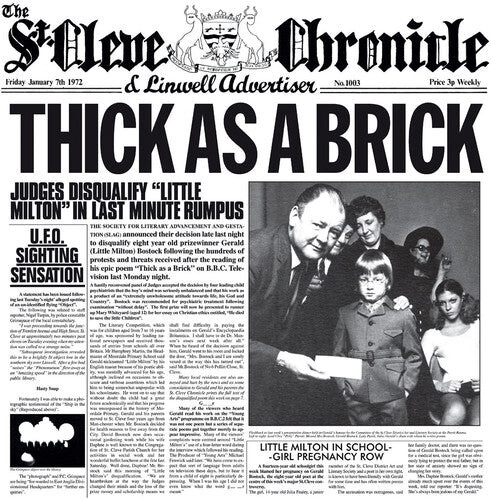 CD диск Jethro Tull: Thick As a Brick
CD диск Jethro Tull: Thick As a Brick