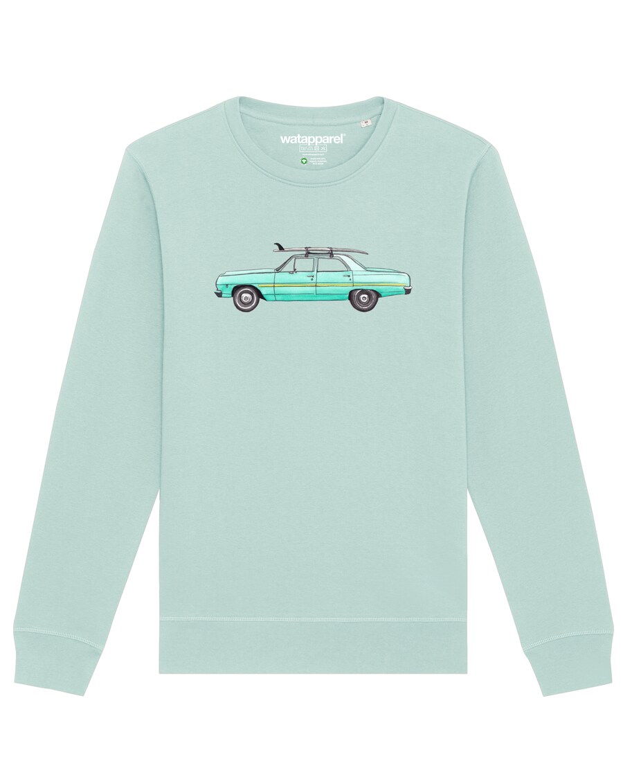 Толстовка Watapparel Surf Car, лазурный
Толстовка Watapparel Surf Car, лазурный