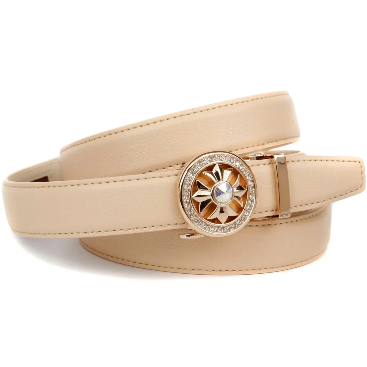 Кожаный ремень Anthoni Crown, автоматический кожаный ремень бежевого цвета, застежка со стразами, бежевый
Кожаный ремень Anthoni Crown, автоматический кожаный ремень бежевого цвета, застежка со стразами, бежевый