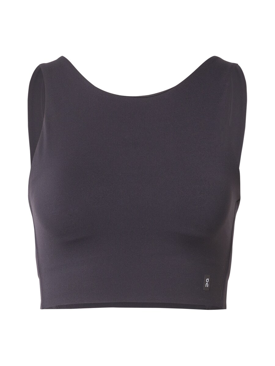 Спортивный бюстгальтер без косточек On, черный 
Спортивный бюстгальтер без косточек On, черный