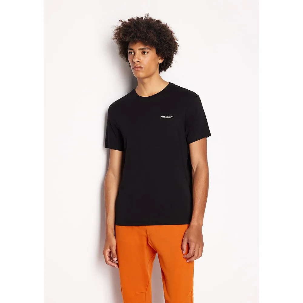 Футболка Armani Exchange 8NZT91_Z8H4Z short sleeve v neck, черный 
Футболка Armani Exchange 8NZT91_Z8H4Z short sleeve v neck, черный