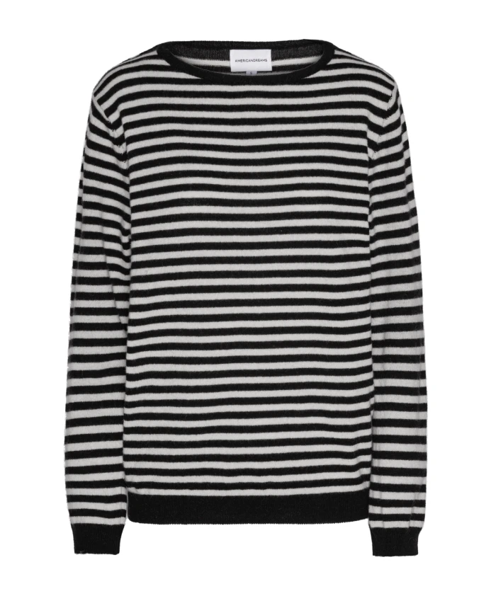 Полосатый кашемировый свитер Americandreams, черный
Полосатый кашемировый свитер Americandreams, черный