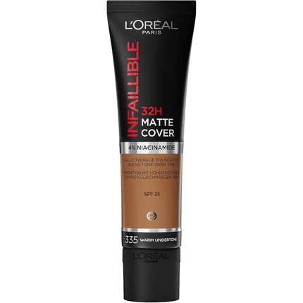 L'Oréal Paris Infaillible 32H Matte Cover Makeup с матовым финишем, полное покрытие кожи, 30 мл, 335, теплый подтон Essie
L'Oréal Paris Infaillible 32H Matte Cover Makeup с матовым финишем, полное покрытие кожи, 30 мл, 335, теплый подтон Essie