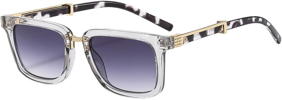 Мужские квадратные солнцезащитные очки с двухцветным оправой, модные градиентные линзы, защита от УФ-излучения UV400; женские солнцезащитные очки в стиле панк с леопардовым принтом FYTUP, Gray Gray Gradient
Мужские квадратные солнцезащитные очки с двухцветным оправой, модные градиентные линзы, защита от УФ-излучения UV400; женские солнцезащитные очки в стиле панк с леопардовым принтом FYTUP, Gray Gray Gradient