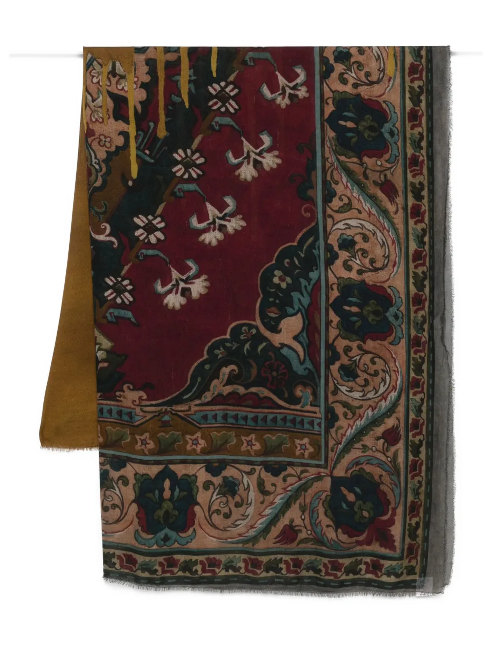 Шелковый шарф с цветочным узором FALIERO SARTI, коричневый
Шелковый шарф с цветочным узором FALIERO SARTI, коричневый