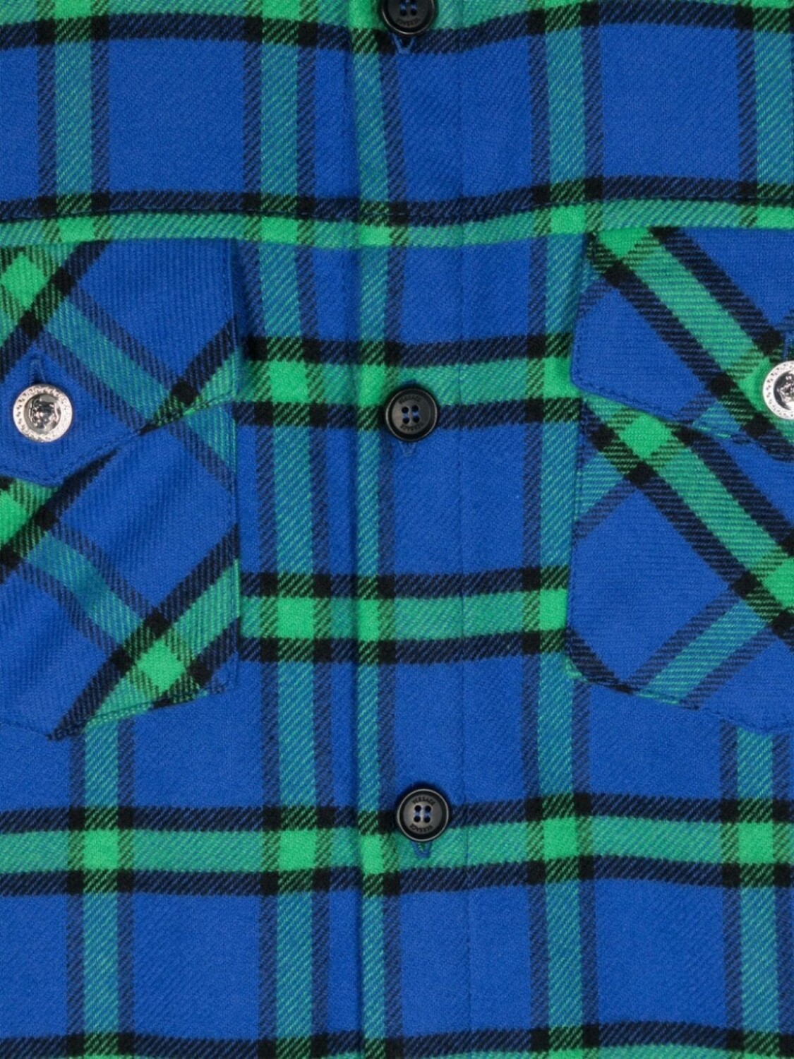 Versace Kids рубашка в клетку тартан, синий
Versace Kids рубашка в клетку тартан, синий